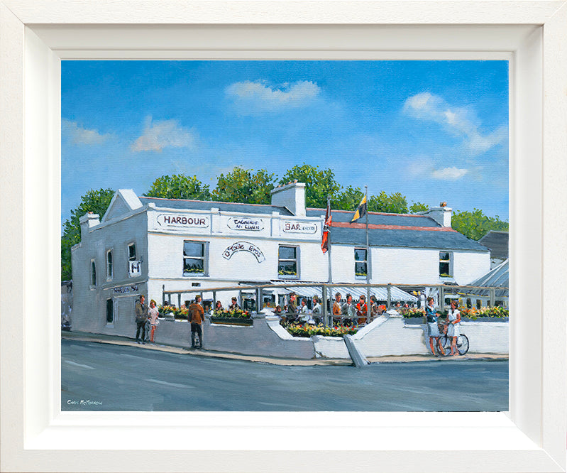 Original oil painting of the Harbour Bar, Bray, Co Wicklow