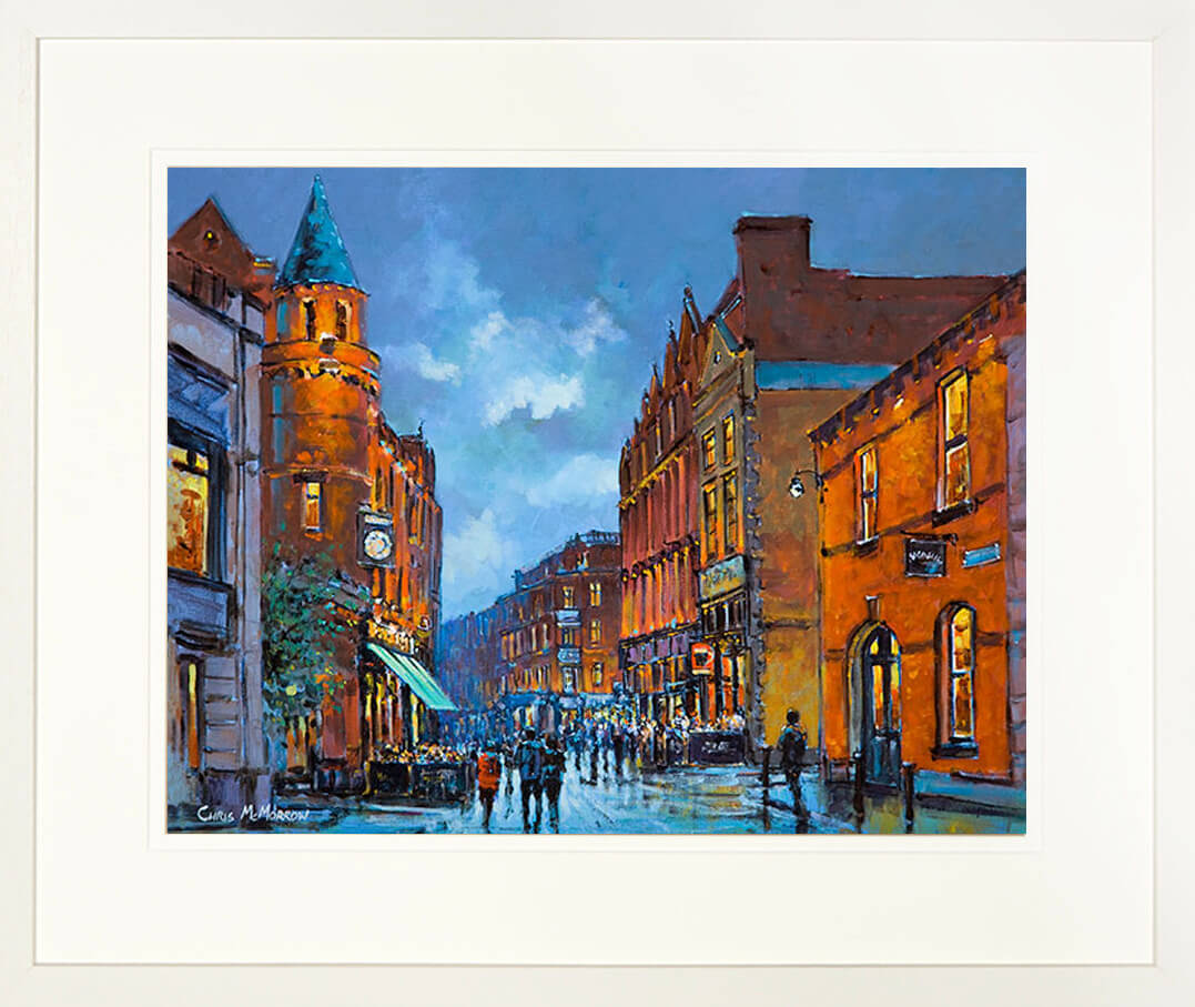 HARRY STREET painting - FRAMED print