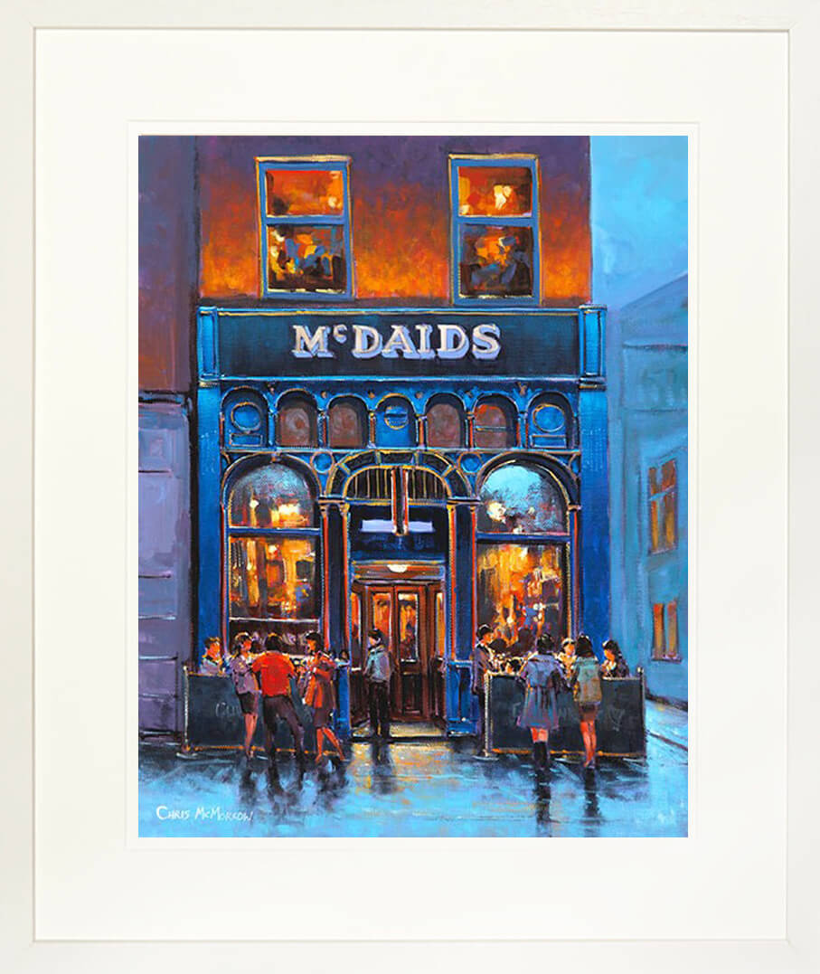 MC DAIDS pub, dublin - FRAMED print