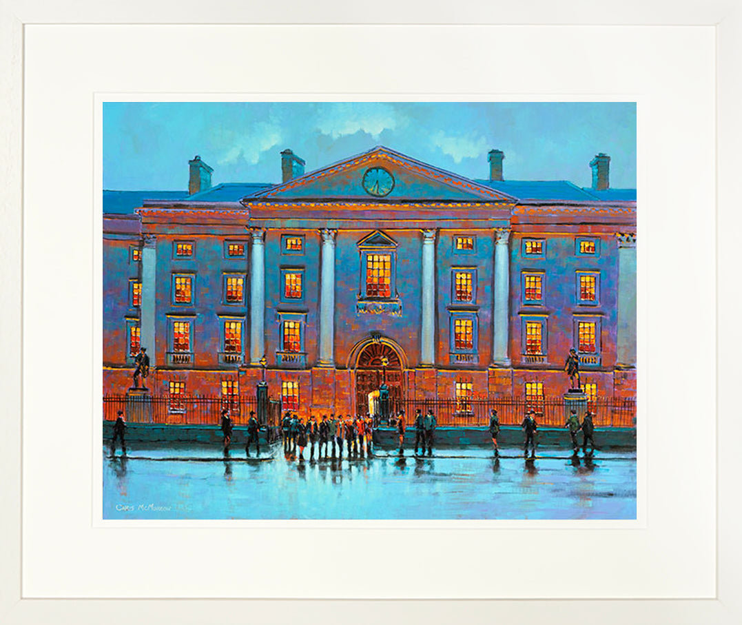 Painting titled OUTSIDE TRINITY - FRAMED print