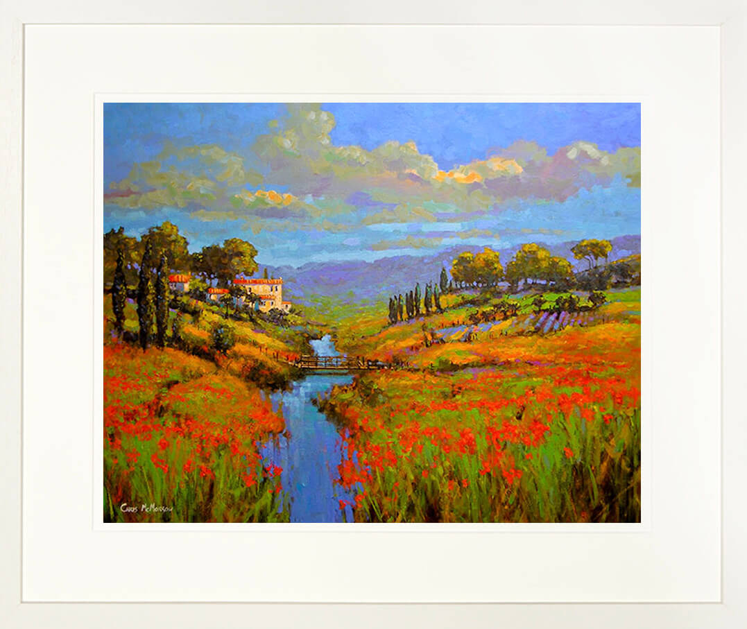 PAinting titled TUSCAN DREAM - FRAMED print