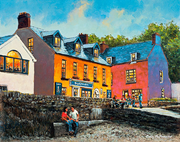A painting of The Bulman Bar, Kinsale, Co Cork