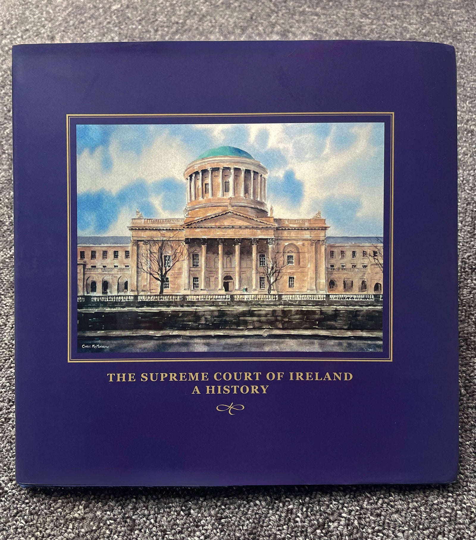 Watercolour painting of the Four Courts