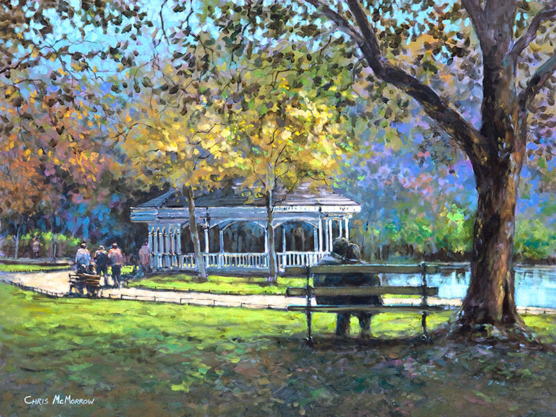 st stephens green bench, dublin