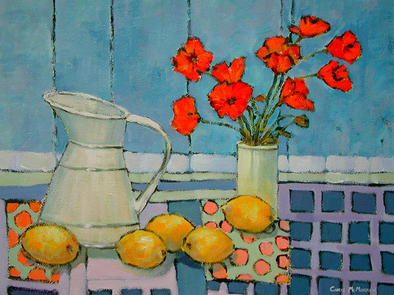 Abstract still life painting