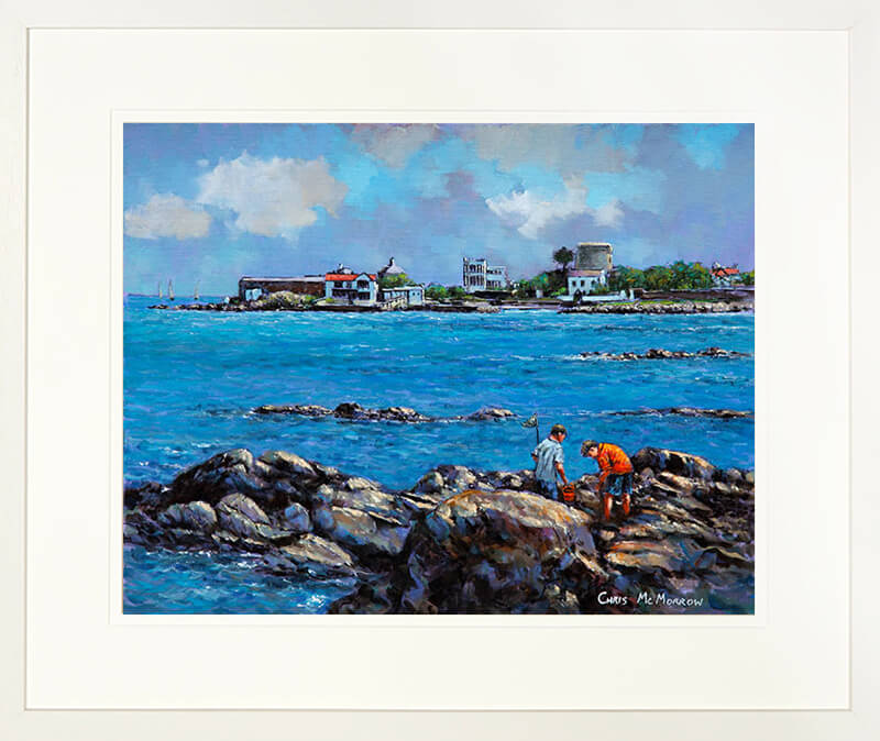 SANDYCOVE SEARCHERS  painting - FRAMED print