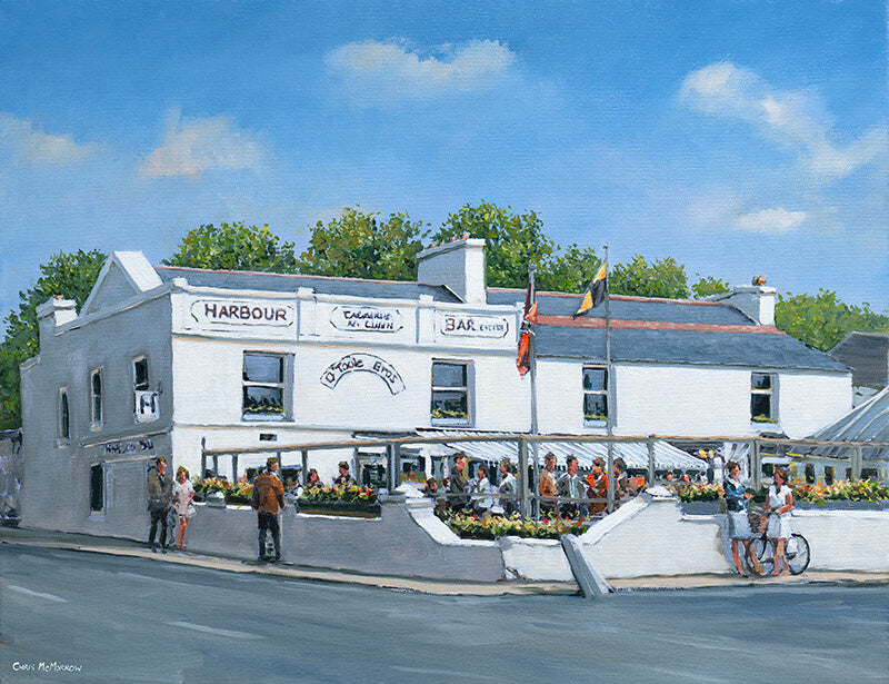 Painting of the Harbour Bar in Bray, Wicklow