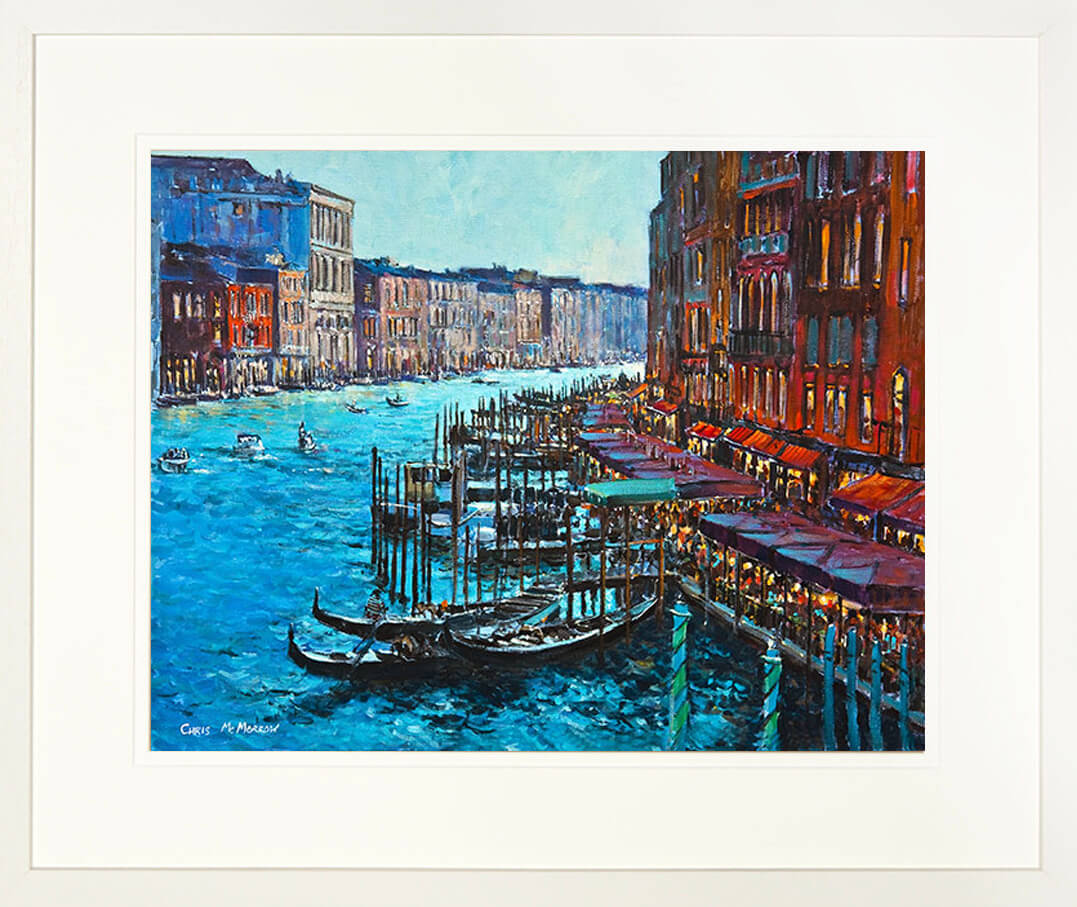 GRAND CANAL VENICE painting - FRAMED print