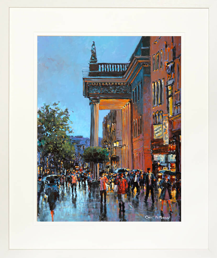 GPO , Dublin painting- FRAMED print