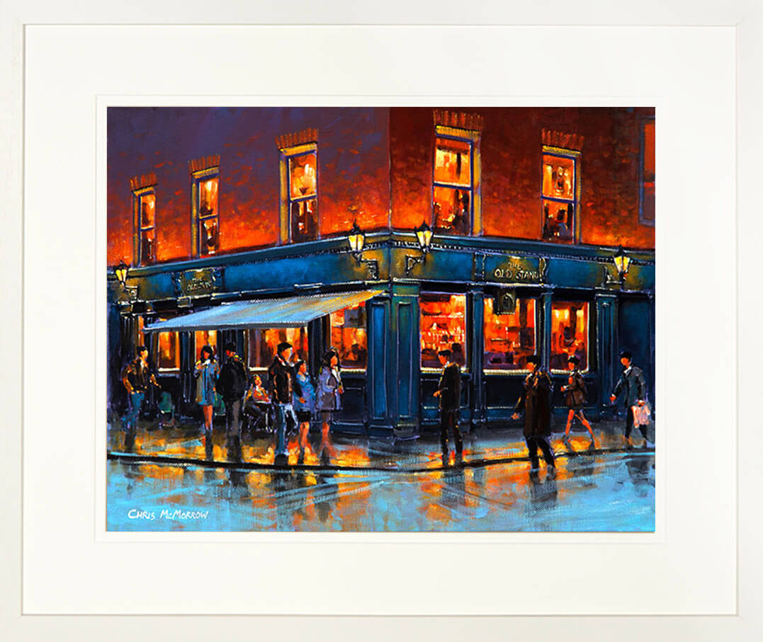 THE OLD STAND Pub , Dublin - FRAMED print