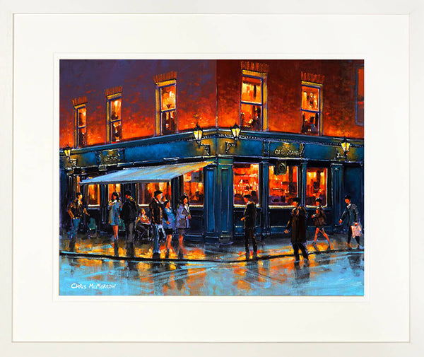 Print Painting of The Old Stand Pub, Dublin Artist Chris McMorrow