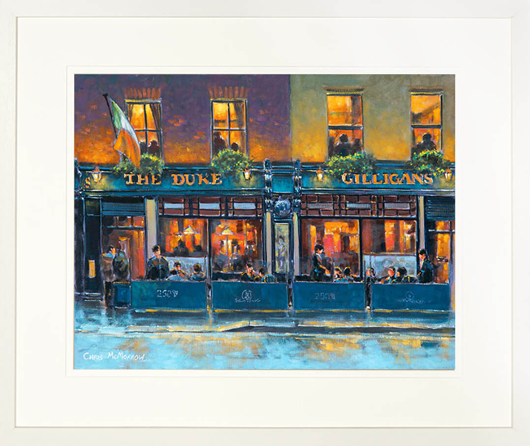 THE DUKE pub, Dublin - FRAMED print