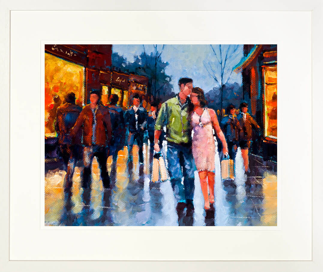 PAinting titled SATURDAY AFTERNOON - FRAMED print