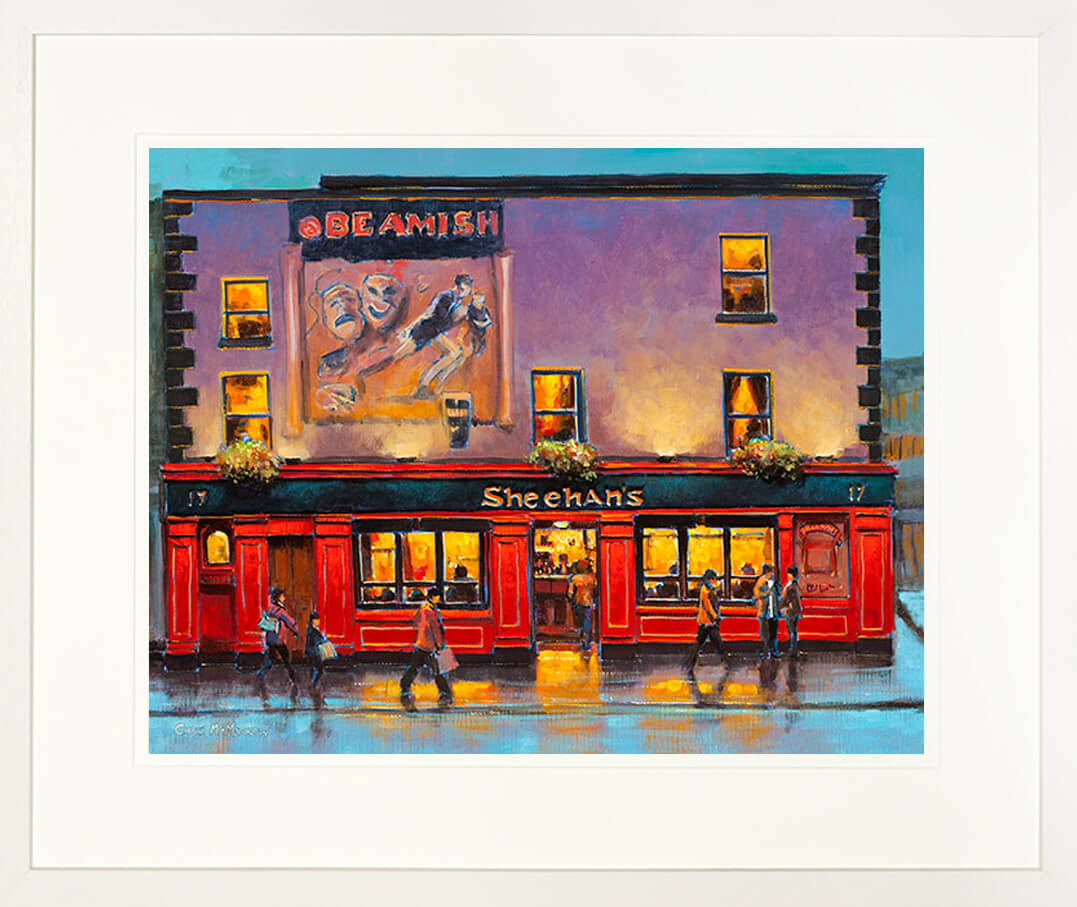 SHEEHANS pub, dublin- FRAMED print
