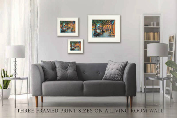 Print | Painting of a evening scene on Grand Parade, Cork City - Chris ...