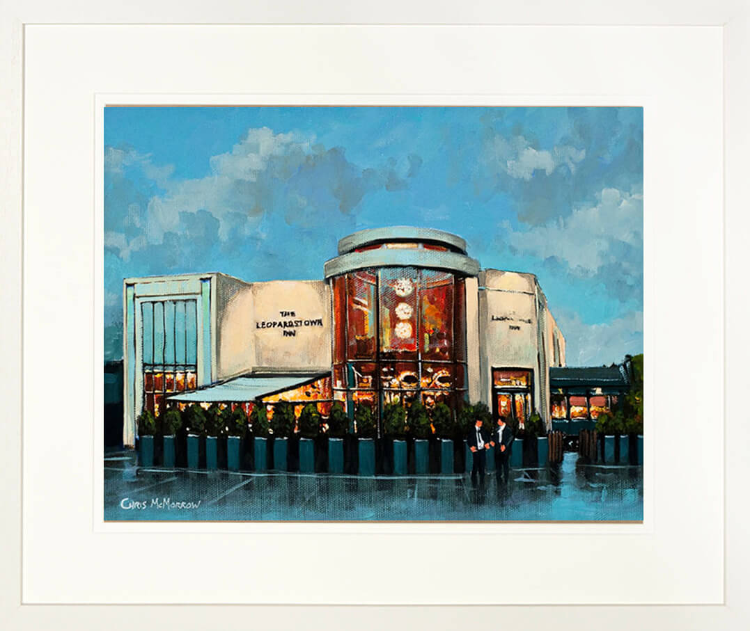 Leaopardstown In Print | Painting of the Leopardstown Inn, Stillorgan, Dublin - Chris ...
