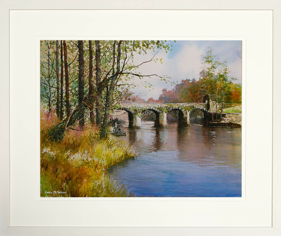 Framed print of Alexandra Bridge outside Clane, Kildare