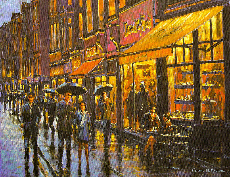 A Coffee Haven, Wicklow Street, Dublin print by Chris McMorrow