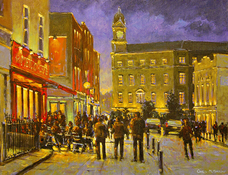 Metro Café, South William Street, Dublin print by Chris McMorrow