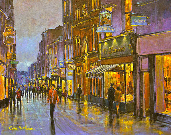 A painting of the entrance to the English Market, Cork