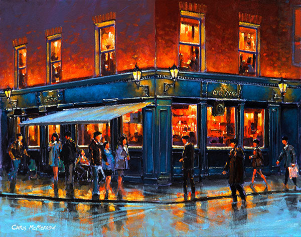 A painting of the Old Stand Pub, Dublin