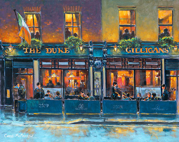A painting of the Duke Pub, Dublin