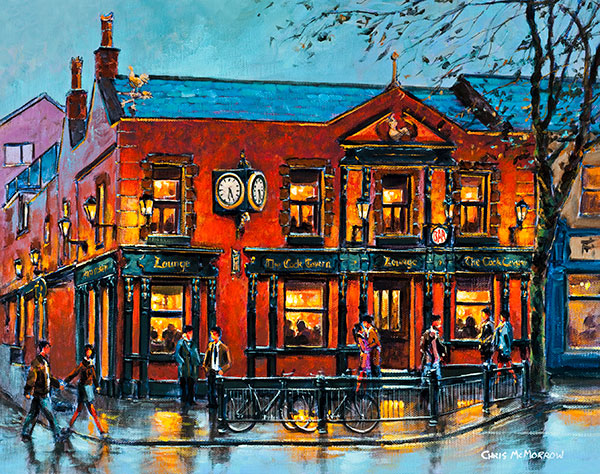 A painting of the Cock Tavern, Swords, Co Dublin