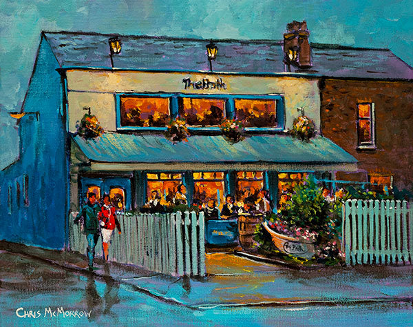 A painting of the Bath Pub in Sandymount, Dublin