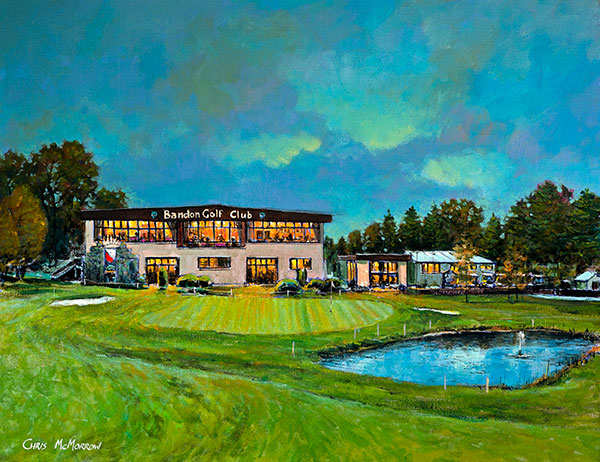 Painting of Bandon Golf Club, Cork