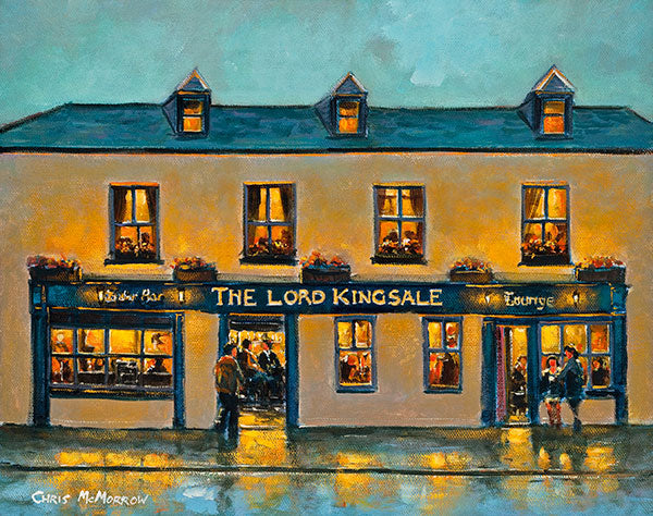 A painting of The Lord Kingsale Pub, Kinsale, Co Cork
