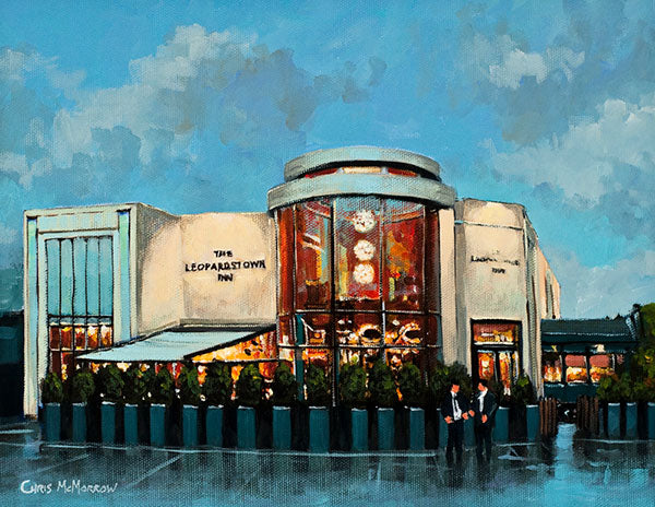 A painting of The Leopardstown Inn, Stillorgan, Co Dublin
