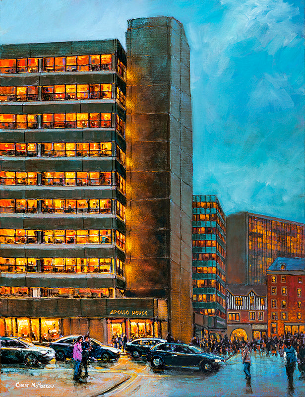 The Apollo House building painting Dublin