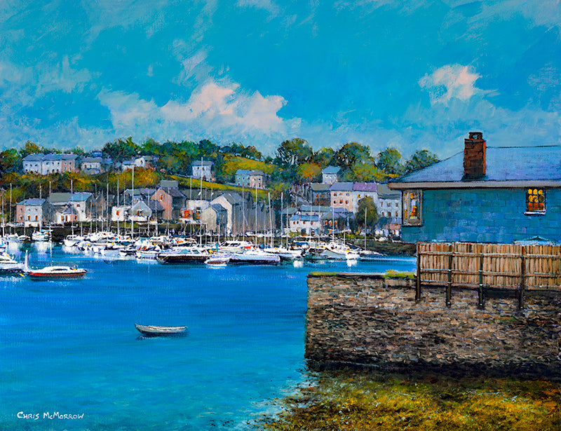 PAinting of a tranquil Kinsale Harbour in Cork