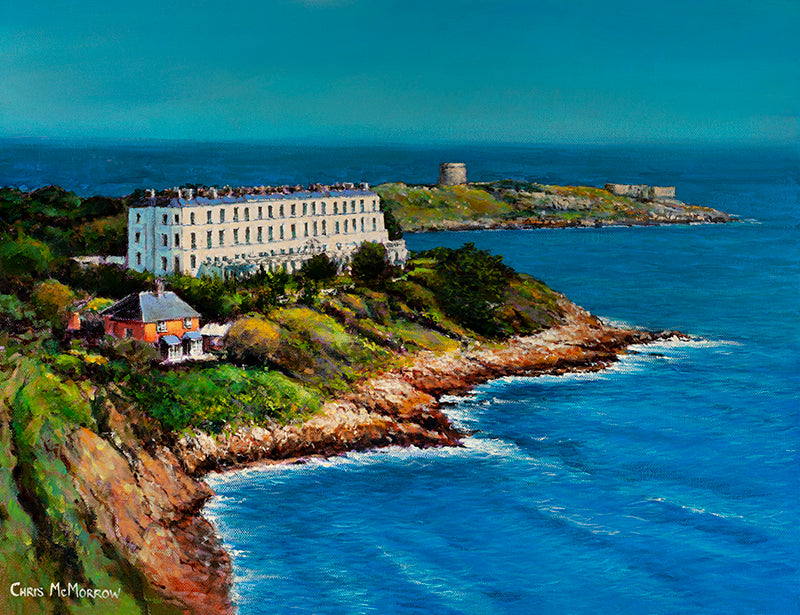 Acrylic painting of a view of this famous Georgian Terrace