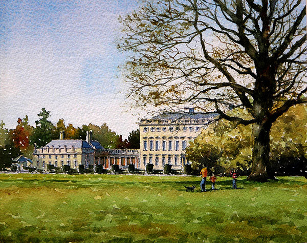 A painting of Castletown House, Celbridge, Co Kildare